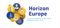 Horizon Europe logo.